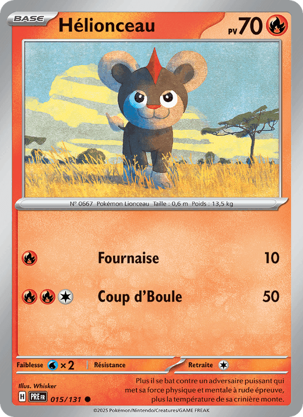 Hélionceau, carte 015 de Évolutions Prismatiques