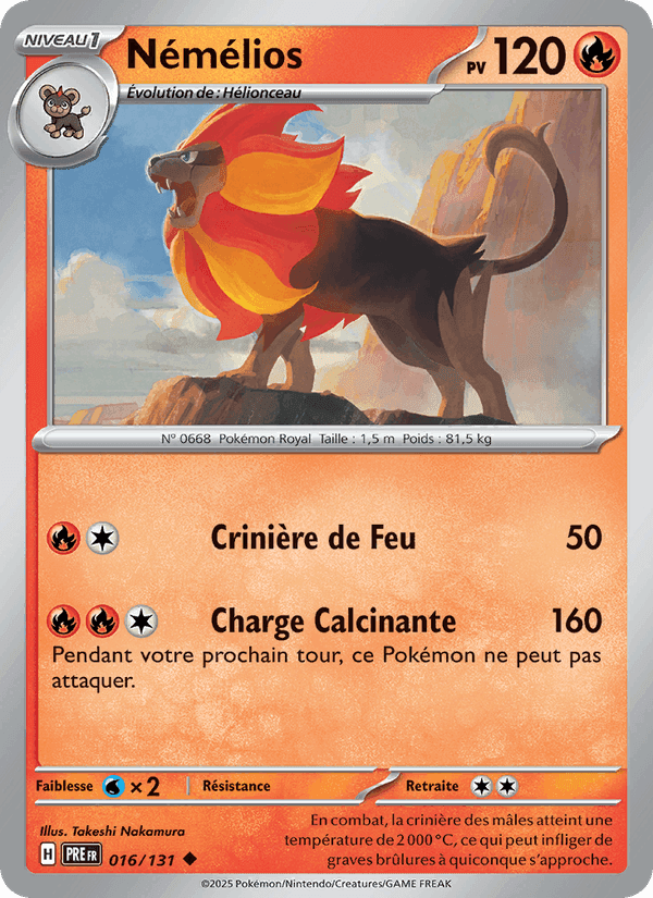 Némélios, carte 016 de Évolutions Prismatiques