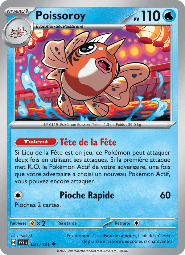 Poissoroy, carte 021 de Évolutions Prismatiques
