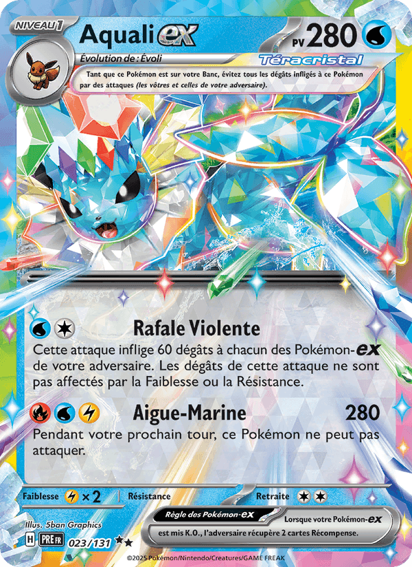 Aquali-ex, carta 023 de Évolutions Prismatiques