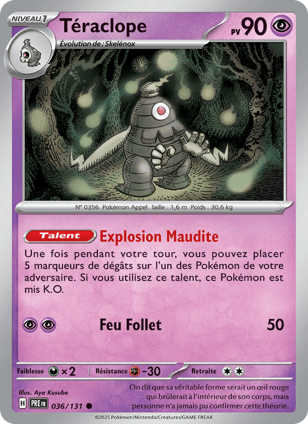 Téraclope, carte 036 de Évolutions Prismatiques