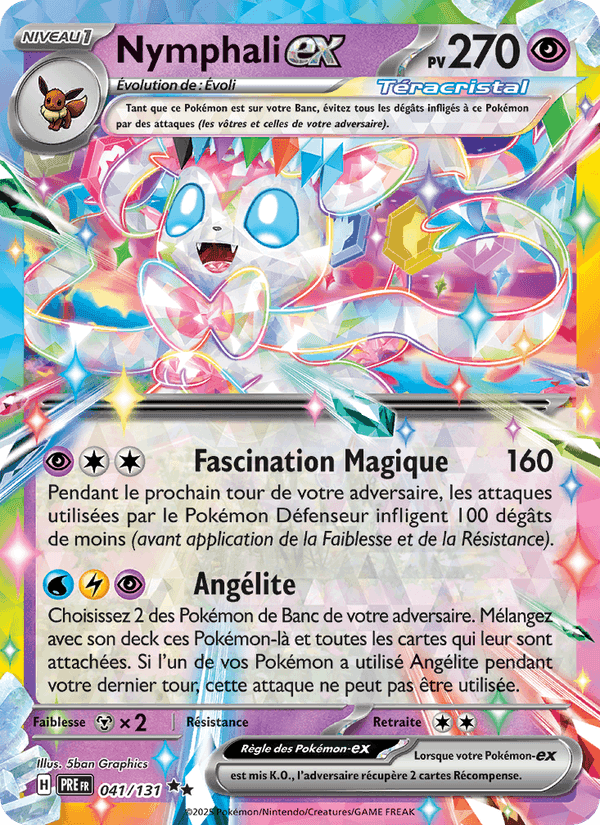 Nymphali-ex, carte 041 de Évolutions Prismatiques