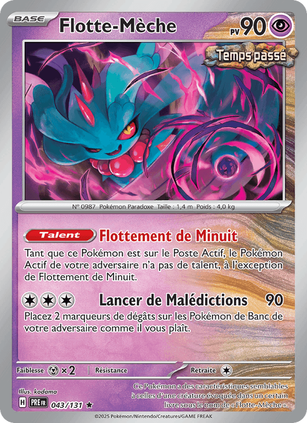 Flotte-Mèche, carte 043 de Évolutions Prismatiques