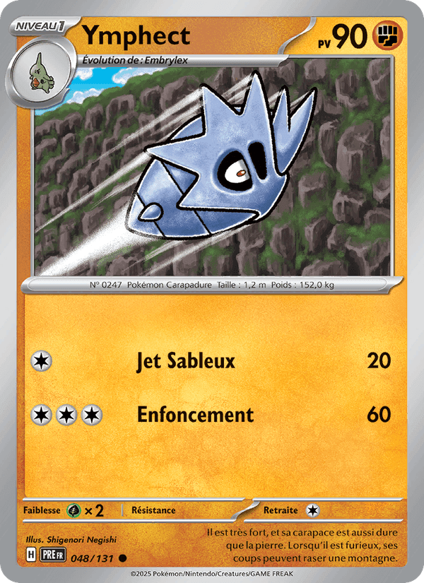 Ymphect, carte 048 de Évolutions Prismatiques