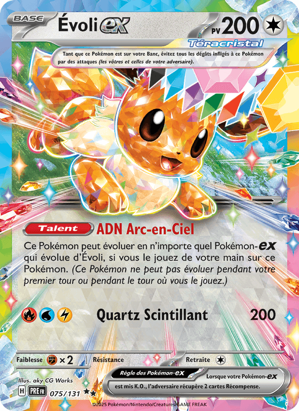Évoli-ex, carte 075 de Évolutions Prismatiques