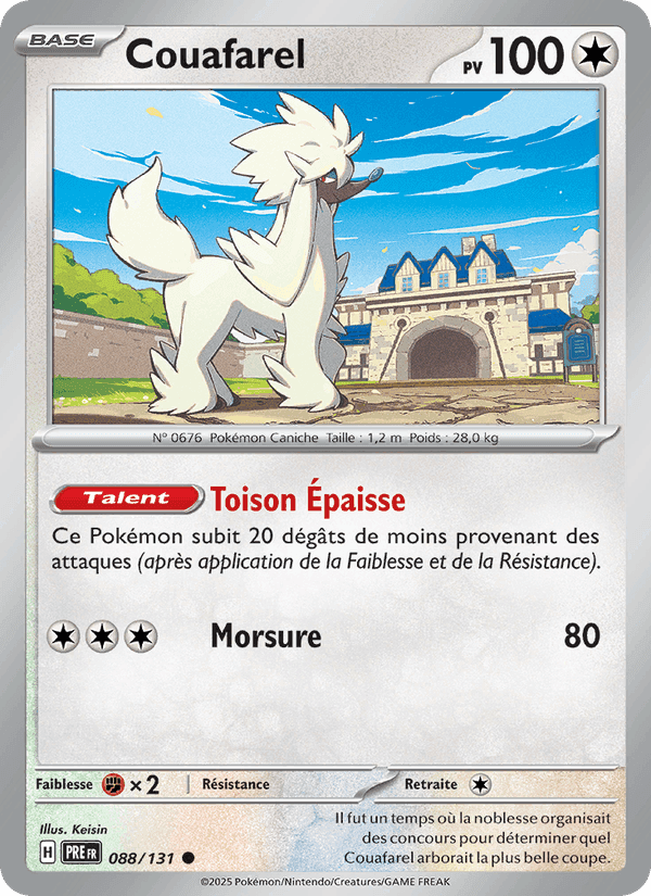 Couafarel, carte 088 de Évolutions Prismatiques