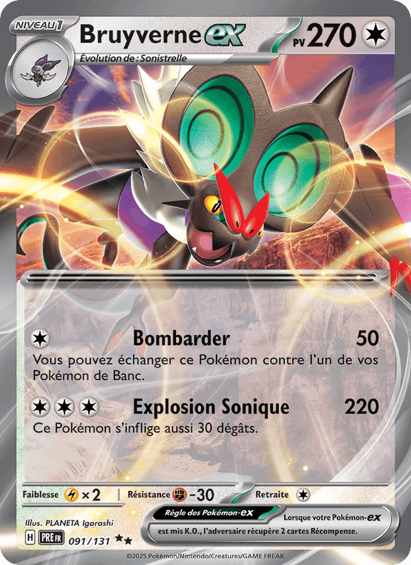 Bruyverne-ex, card 091 from Évolutions Prismatiques