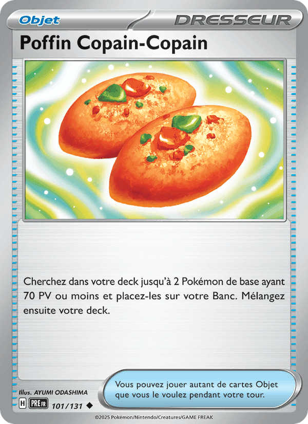 Poffin Copain-Copain, card 101 from Évolutions Prismatiques