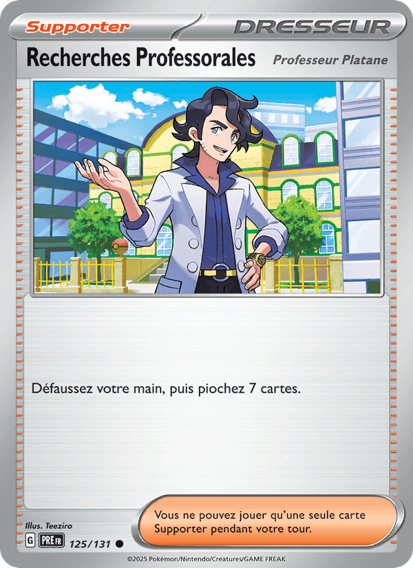 Recherches Professorales, card 125 from Évolutions Prismatiques