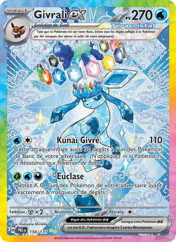 Givrali-ex, carte 150 de Évolutions Prismatiques
