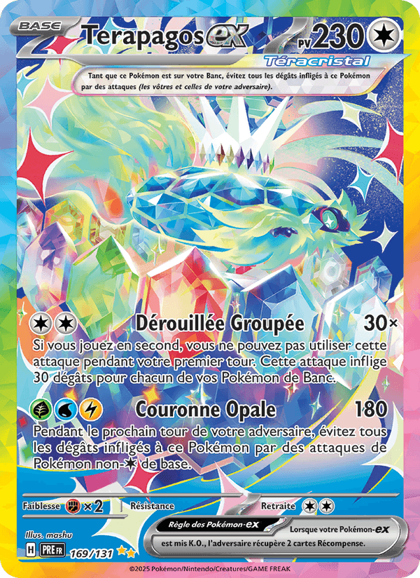 Terapagos-ex, carte 169 de Évolutions Prismatiques