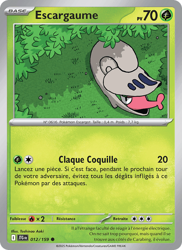 Escargaume, carta 012 di Aventures Ensemble