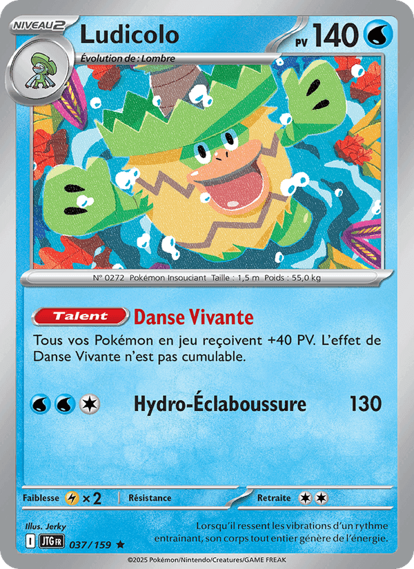 Ludicolo, carta 037 di Aventures Ensemble