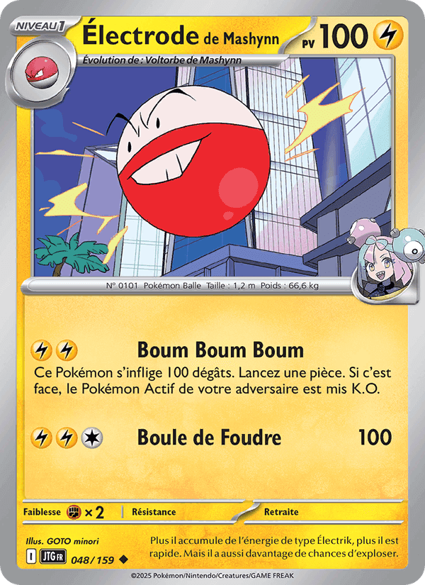 Électrode de Mashynn, carta 048 di Aventures Ensemble