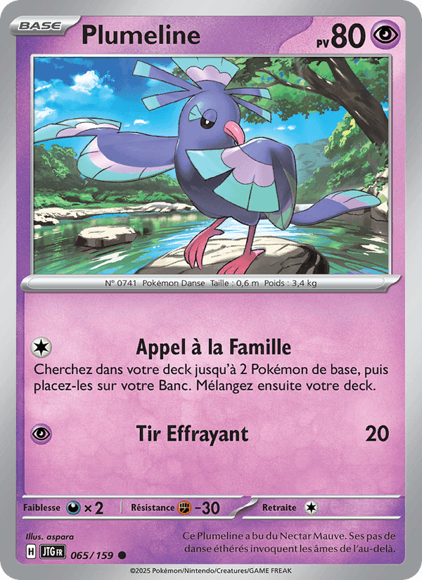 Plumeline, carte 065 de Aventures Ensemble