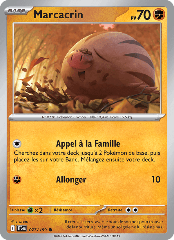 Marcacrin, carte 077 de Aventures Ensemble