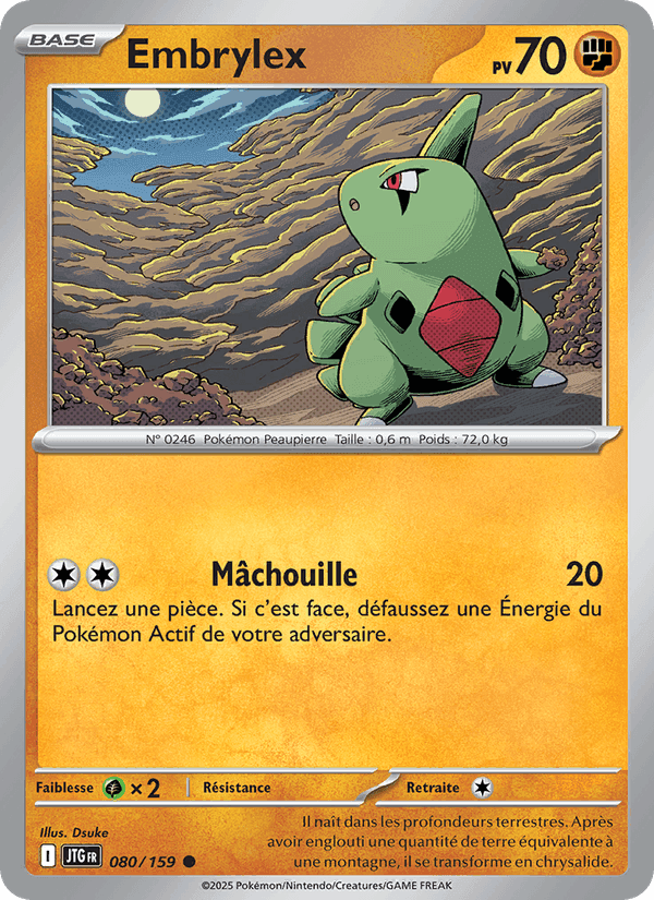 Embrylex, carte 080 de Aventures Ensemble