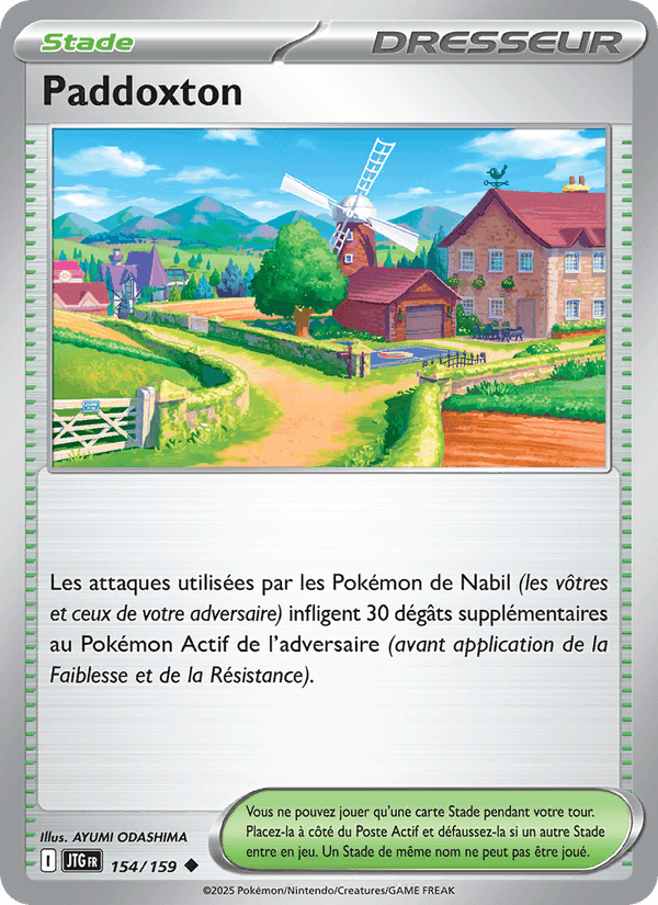 Paddoxton, carte 154 de Aventures Ensemble