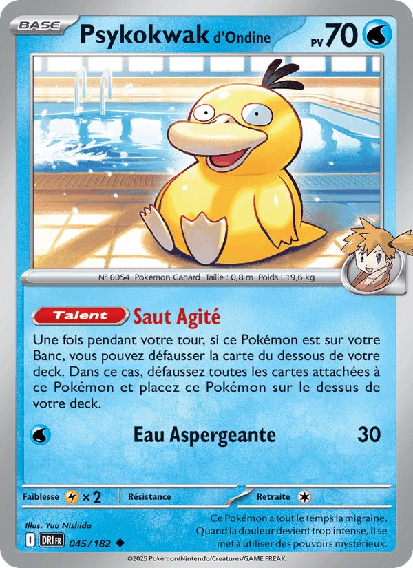 Psykokwak d'Ondine, carte 045 de Rivalités Destinées