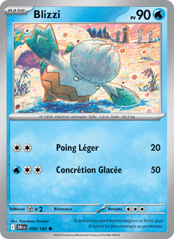 Blizzi, carta 059 de Rivalités Destinées