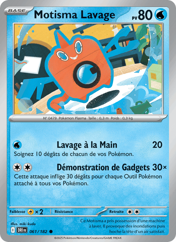 Motisma Lavage, card 061 from Rivalités Destinées