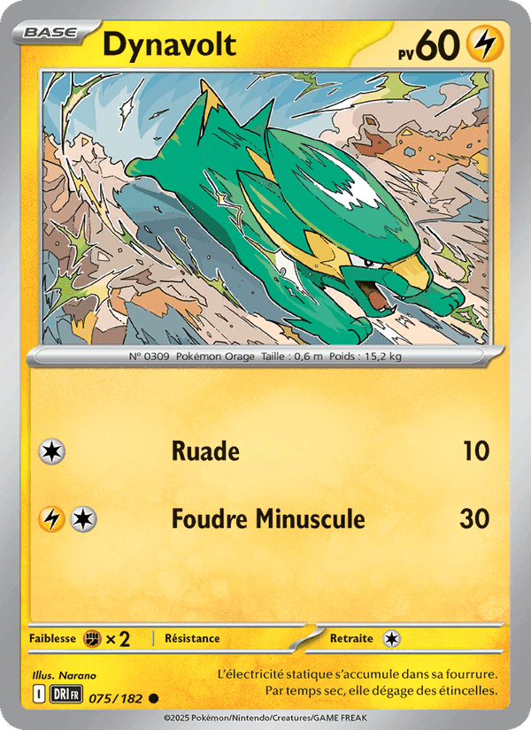 Dynavolt, carte 075 de Rivalités Destinées