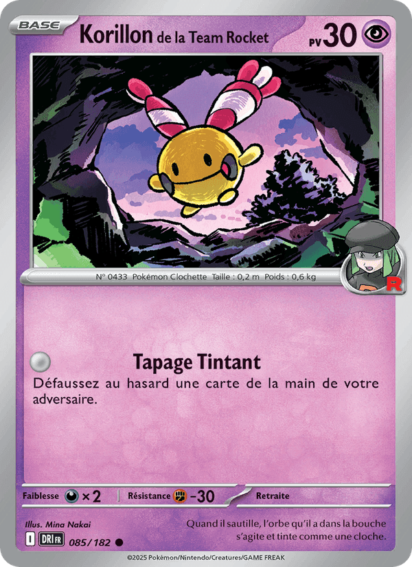 Korillon de la Team Rocket, carte 085 de Rivalités Destinées