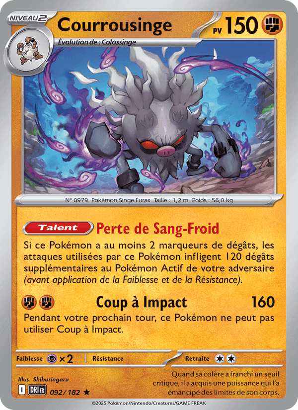 Courrousinge, card 092 from Rivalités Destinées