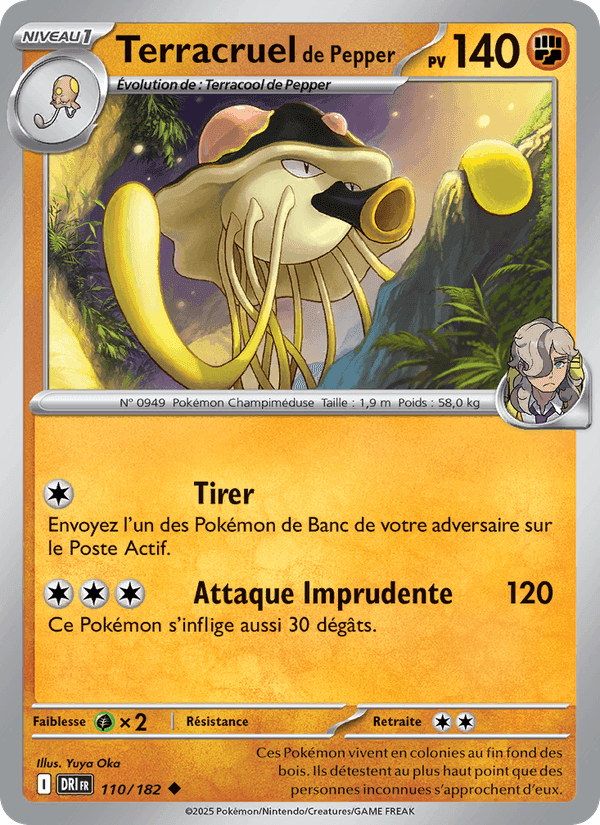 Terracruel de Pepper, card 110 from Rivalités Destinées
