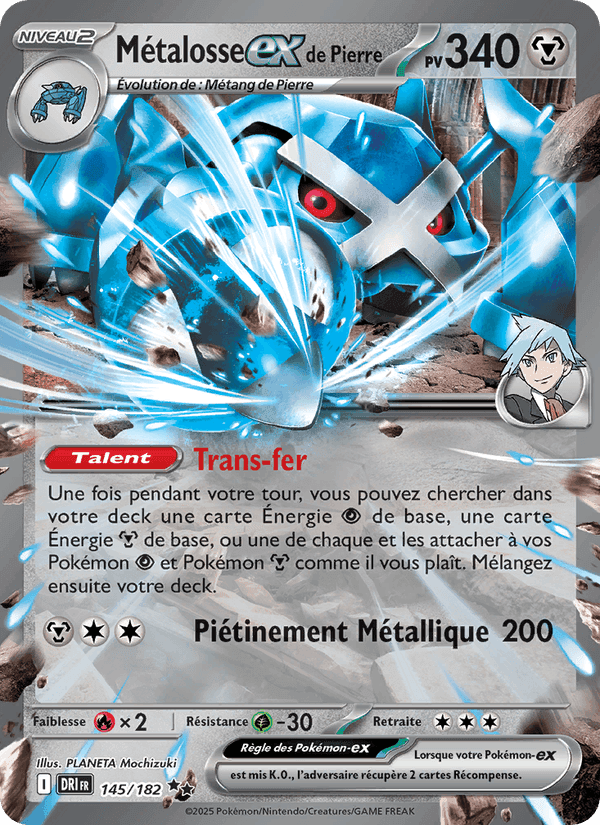 Métalosse-ex de Pierre, card 145 from Rivalités Destinées