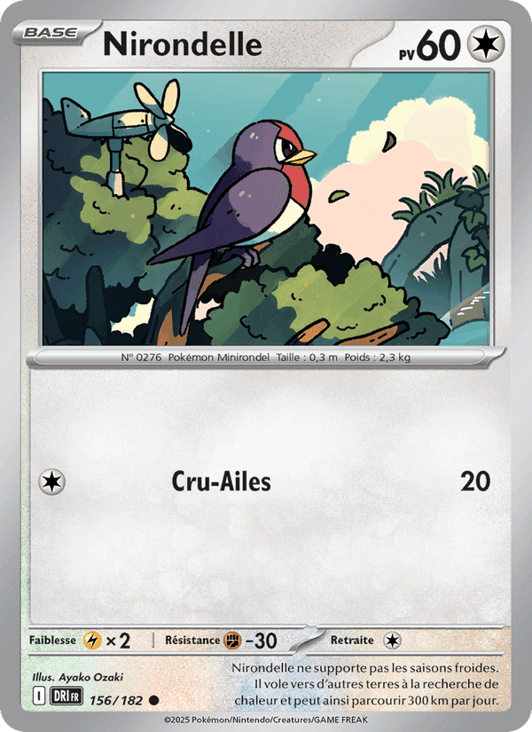 Nirondelle, carte 156 de Rivalités Destinées
