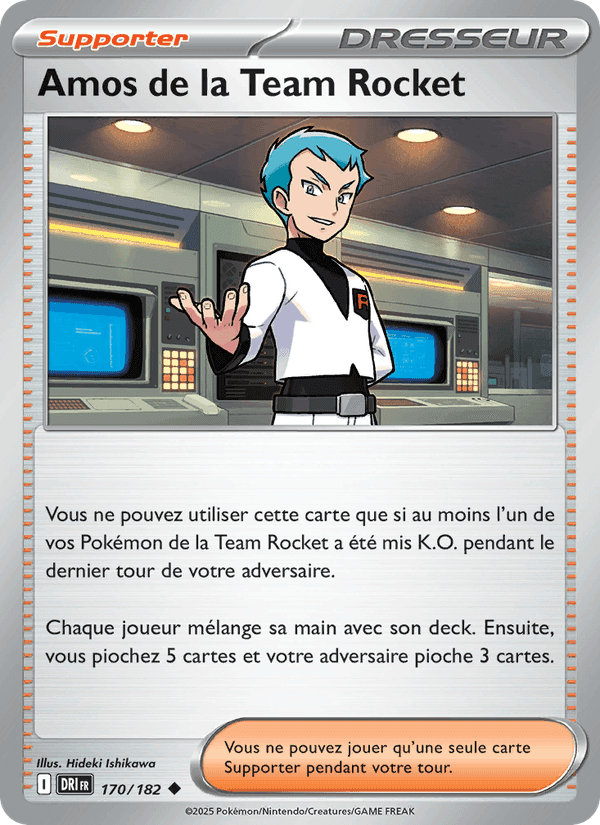 Amos de la Team Rocket, carte 170 de Rivalités Destinées