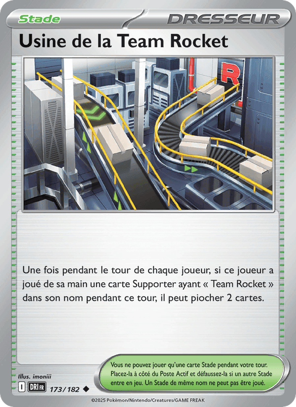 Usine de la Team Rocket, carta 173 di Rivalités Destinées