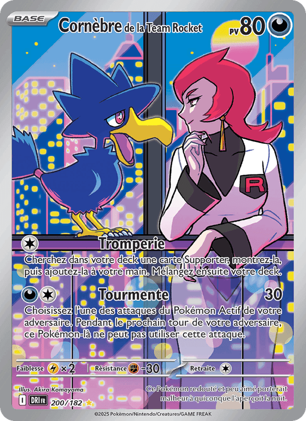 Cornèbre de la Team Rocket, carte 200 de Rivalités Destinées