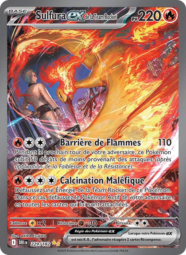 Rivalités Destinées の 229 番、Sulfura-ex de la Team Rocket