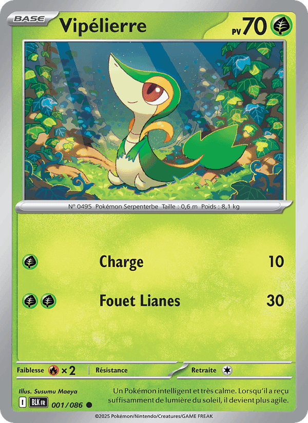 Vipélierre, card 001 from Foudre Noire