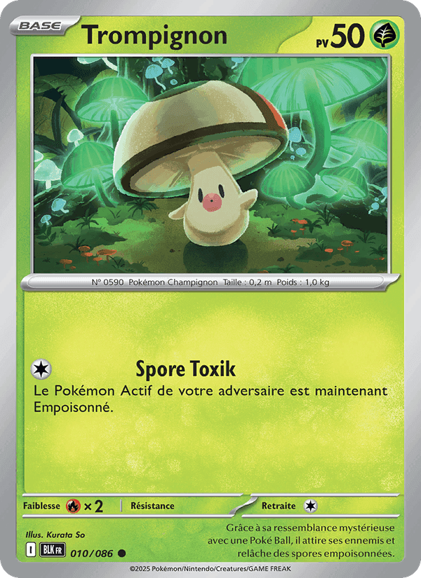 Trompignon, carte 010 de Foudre Noire