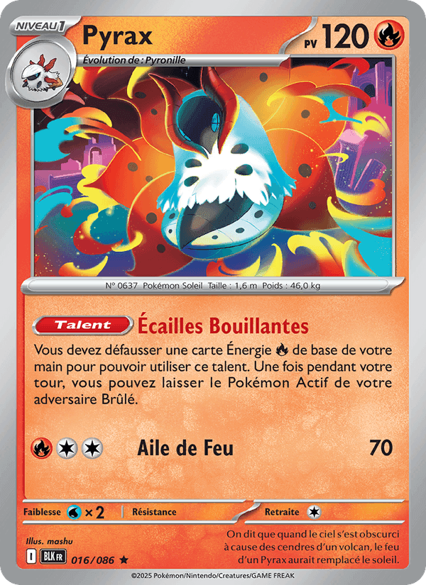 Pyrax, carte 016 de Foudre Noire