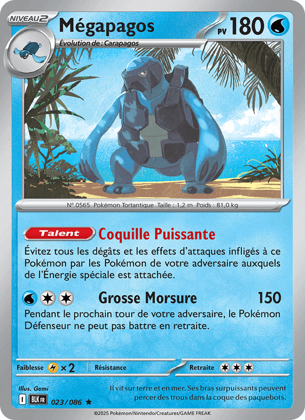 Mégapagos, card 023 from Foudre Noire