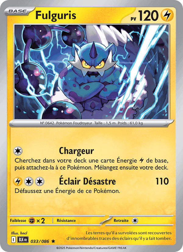 Fulguris, carte 033 de Foudre Noire
