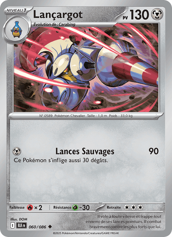 Lançargot, carta 060 di Foudre Noire