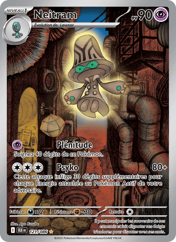 Neitram, card 121 from Foudre Noire