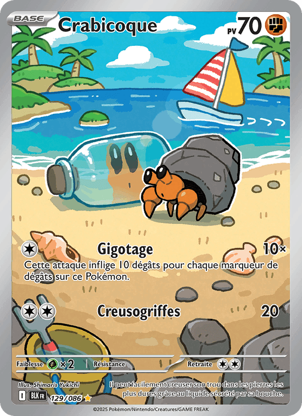 Crabicoque, carte 129 de Foudre Noire