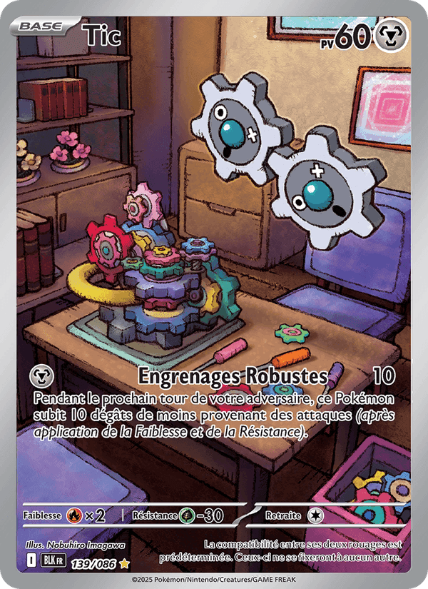 Tic, carte 139 de Foudre Noire