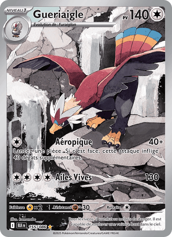 Gueriaigle, carte 155 de Foudre Noire
