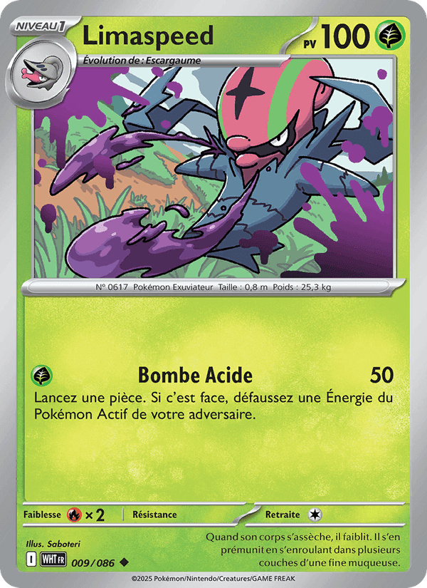 Limaspeed, carta 009 di Flamme Blanche