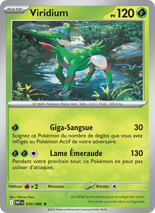 Viridium, carta 010 di Flamme Blanche