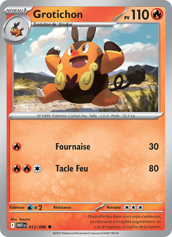 Grotichon, carta 012 di Flamme Blanche