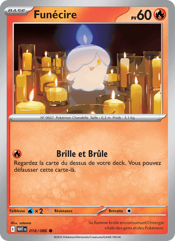 Funécire, carta 016 di Flamme Blanche