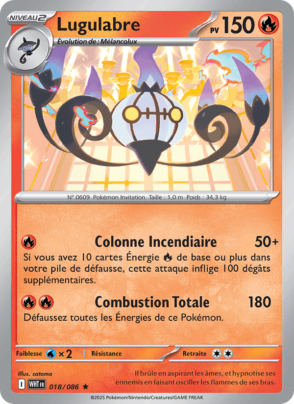 Lugulabre, carta 018 di Flamme Blanche
